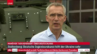 LIVE: Bundesverteidigungsminister Pistorius und NATO-Generalsekretär Stoltenberg in Flensburg