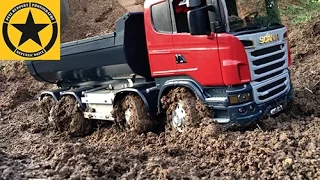 BRUDER Toys TRUCK ✅ Muddy SCANIA MAGOM HRC in Jack's bworld CONSTRUCTION