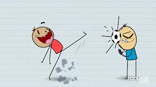 2D Animation Video | Stick Figure  - The Final Kick | Toolbox Studio