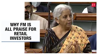 Watch: In LS, why FM Sitharaman was all praise for retail investors