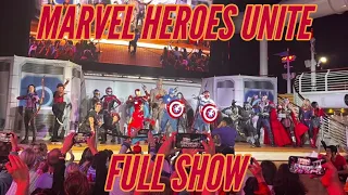 Marvel Heroes Unite! - FULL SHOW | Marvel Day At Sea 2023 Disney Dream