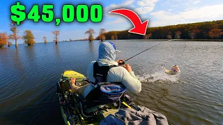 These Bass Could WIN Me $45,000 (Kayak Tournament Fishing)