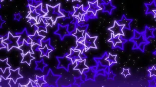 ⭐Motion graphics background with soaring purple neon stars⭐