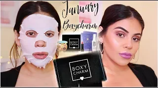 JANUARY BOXYCHARM 2019: NO FALSE LASHES TUTORIAL! | JuicyJas