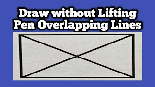 Draw without Lifting Pen or Overlapping Lines