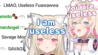 Sad Fuwawa realized she is useless [Hololive EN]