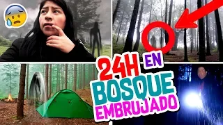 ⏰ 24 HORAS en un BOSQUE EMBRUJADO 🌳 Terror Fantástico 😱Conny - Vloggeras Fantásticas