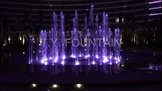 round shape dry deck floor fountain music dancing fountain with light DMX512 control