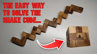 [129] How to solve the wooden snake cube puzzle