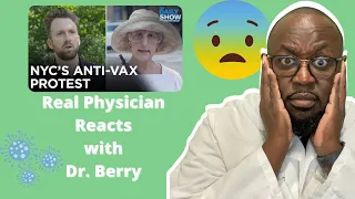 Jordan Klepper Debates Anti-Vax Protesters | Real Physician Reacts