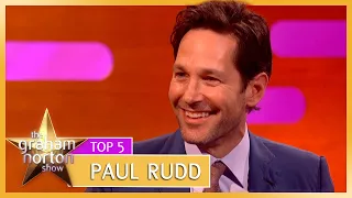 The Top 5 Funniest Paul Rudd Moments! | The Graham Norton Show