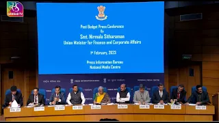 Union Budget 2023-24: Post-Budget Press Conference by Finance Minister Nirmala Sitharaman