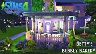 BETTY'S BUBBLY BAKERY 🥨 | SPEED BUILD | NIFTY KNITTING | SIMS 4 (NO CC)