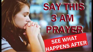 How to Pray When You Wake Up At 3am | Protection Prayer | Powerful Christian Motivation