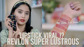 Revlon Super Lustrous Lipstick Review Rum Raisin  & Semua Shades Best Seller !?