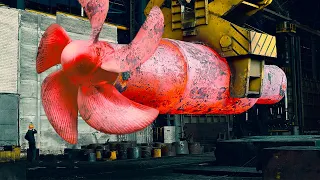 How a Giant Ship Propeller is ACTUALLY Made