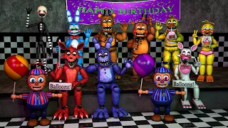 [FNAF C4D SPEED ART] FNAF 2 Family