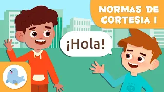 SALUDO Y DESPEDIDA 🤝 NORMAS DE CORTESÍA para niños 😊 Episodio 1