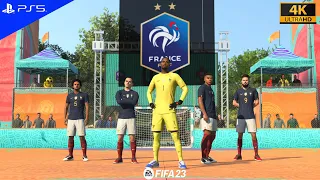 FIFA 23 VOLTA Football, FRANCE vs PORTUGAL, gameplay, ps5, 4k