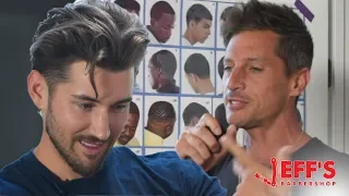 WHITE RAPPER FINDS OUT HES BLACK DURING INTERVIEW | Jeff's Barbershop - Simon Rex