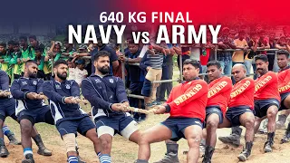 "Intense Sri Lanka Army vs Navy Tug of War Battle!