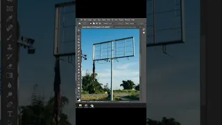 billboard design in photoshop #shorts #photoshop #photoshoptutorial