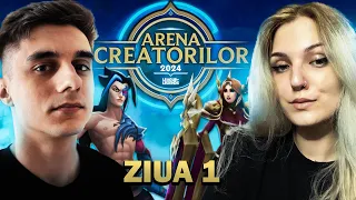 PRIMA ZI DIN ARENA CREATORILOR TURNEU DE 5000 EURO! w/@AnuskaGabriela