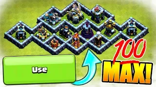 OMG! WE JUST MAXED THE LAST DEFENSE AT TOWN HALL 13!