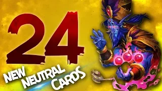 24 новые нейтральные карты. Hearthstone Спасители Ульдума