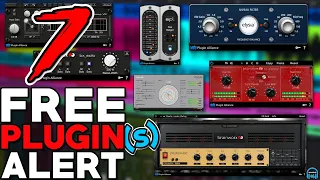 FREE PLUGIN ALERT - 7 FREE PLUGINS FROM PLUGIN ALLIANCE