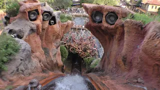 [2021] Splash Mountain Log Ride - Magic Kingdom, WDW | 4K 60FPS | Extreme Low Light | Backseat POV