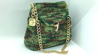 TUTORIAL BORSETTA MIMETICA 👛EASY CROCHET BAG👛FACILISSIMO 👛PURSE 👛 TIZIANA VOLPE CROCHET 👛