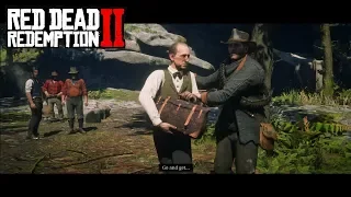RED DEAD REDEMPTION II - Arthur Kicks Out Herr Straus From Camp | PS4 Gameplay