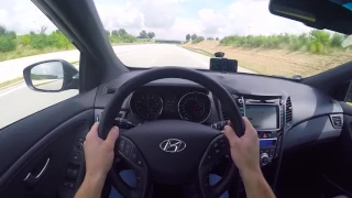 2016 Hyundai i30 Turbo 0  210 Km h POV  Autobahn Acceleration, Top speed TEST ✔