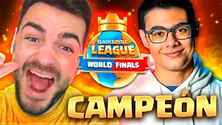 ¡REACCIONANDO CON KANARIO A LAS FINALES MUNDIALES DE CLASH ROYALE!🏆