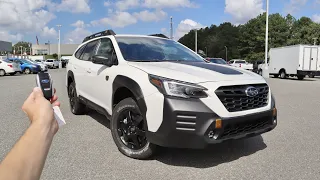 2022 Subaru Outback Wilderness: Start Up, Walkaround, POV, Test Drive and Review