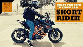 SHORT RIDERS | What you need to know before riding a motorcycle