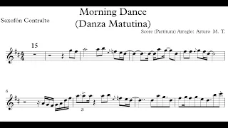 Morning Dance (Danza Matutina) Score (Partitura) For Sax Alto en Eb -Spyro Gyra-.