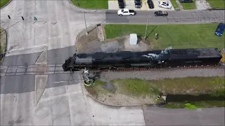 UP 4014 Big Boy departing Plaquemine, LA