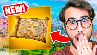 VINCO USANDO SOLO LA NUOVA MAPPA DEL TESORO DI FORTNITE!