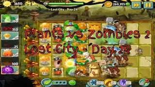 Plants vs Zombies 2 - Lost City - Day 24