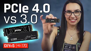 What is the difference between PCIe Gen 3 and PCIe Gen 4? - DIY in 5 Ep 170