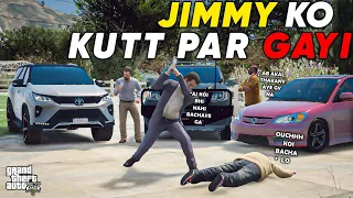 MICHAEL BEAT JIMMY😳 | TAYA ABU HAPPY | GTA 5 | Real Life Mods #343 |