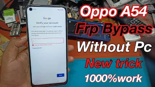 Oppo a54 frp bypass (CPH2239) oppo google account frp bypass without pc 2023 new update
