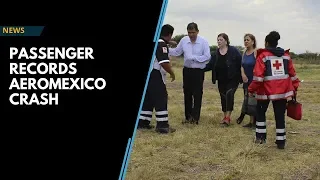 Passenger films storm as ill-fated plane takes off in Mexico