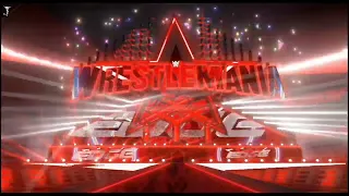 Aj Styles Vs Edge Wrestlemania 38 [Dream Match] Stage Concept | Entrances and Pyro | Animation |