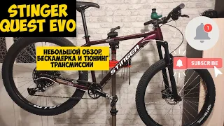 Stinger Quest Evo 2019, краткий обзор, бескамерка и тюнинг трансмиссии.