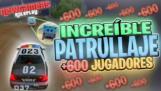 🤓 PATRULLAJE en EL SERVIDOR más GRANDE de TODO SA-MP +600 PLAYERS | 🔥 NewGamers Roleplay 🔥