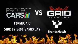 Project Cars vs Grid Autosport Side by Side Formula C PC Gameplay