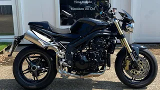 Triumph Speed Triple 1050, 2006, walk around and start up